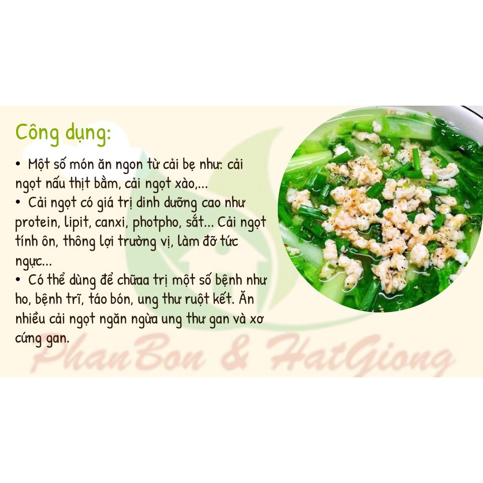 Hạt Giống Rau Cải Ngọt Giòn Ngọt, Năng Suất Cao - Phú Nông Seeds - Shop Phân Bón và Hạt Giống