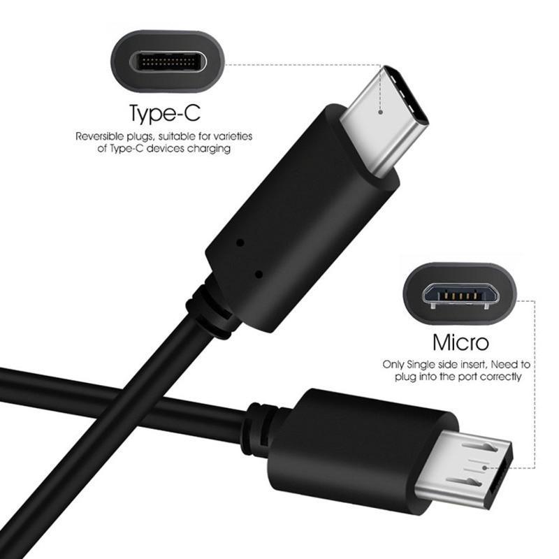 Dây cáp sạc nhanh 1m chuyển đổi Micro Usb sang Type-C 3.1 chất lượng cao cho laptop táo