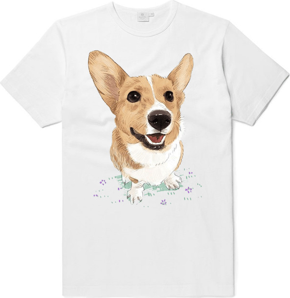 Áo đồng phục Chó Vàng đẹp cotton dày dặn đủ size 5-110kg - CV003