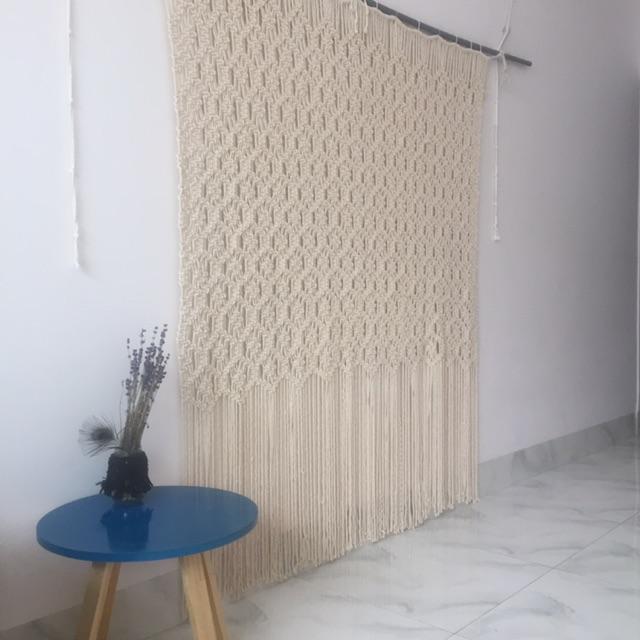 Rèm macrame size lớn- trang trí nội thất, ngoại thất - Ảnh Thật