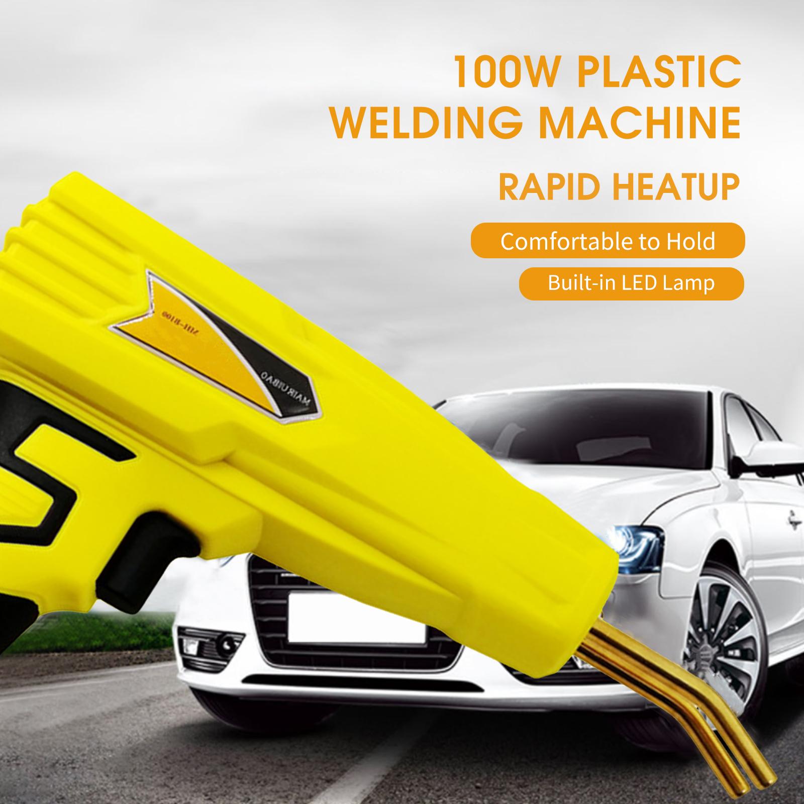 Máy Hàn Nhựa Cầm Tay Chuyên Dụng Sửa Chữa Xe Hơi 100W Tấm Phẳng / Hình Chữ M / Hình Chữ V / Kim Bấm Sóng