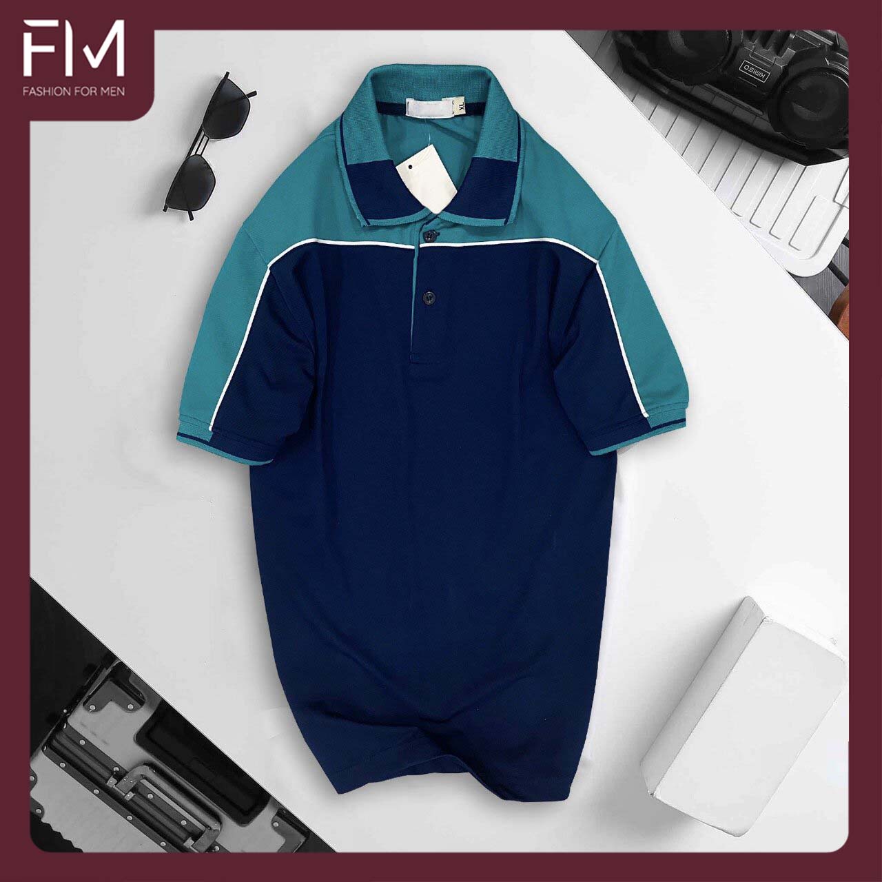Áo thun polo thời trang nam thanh lịch, style trẻ trung, phù hợp mọi lứa tuổi - FORMEN SHOP - FMPS174