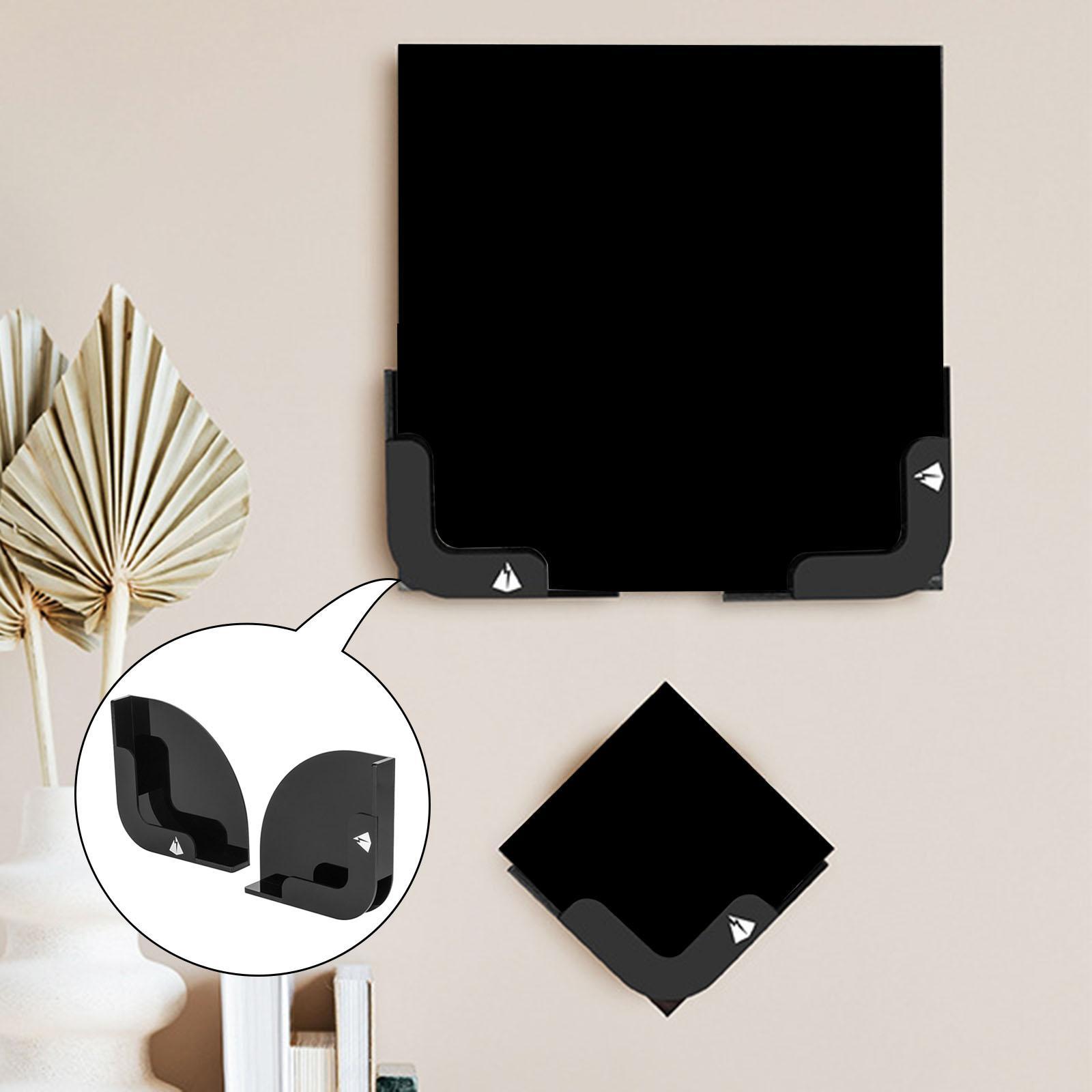 2Pcs Wall Mount Media Display Rack Holder Rack Stand Disk Case Display