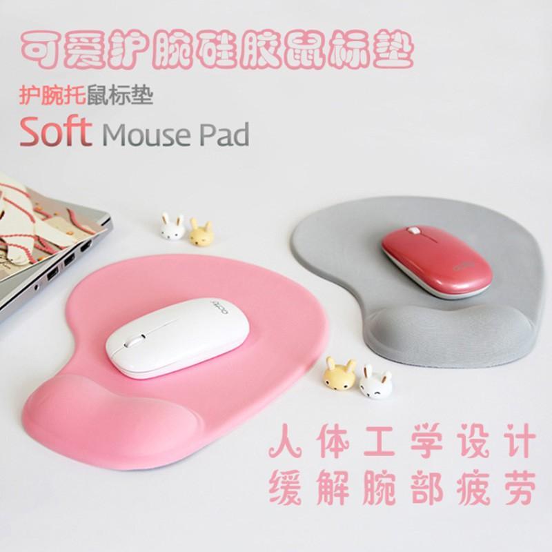 Miếng Lót Chuột Silicone Có Đệm Cổ Tay Hỗ Trợ Giảm Áp Lực Khi Chơi Game