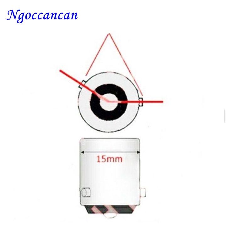 Bóng đèn ô tô, đèn xi nhan xe tải, chân lệch 24V 21W 1 tóc hộp 10 bóng