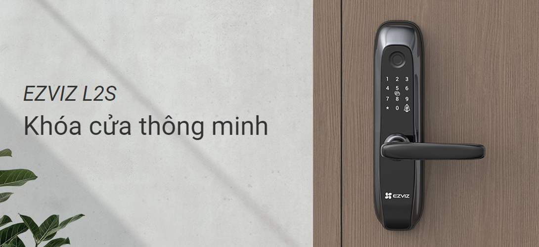 Khóa cửa điện tử vân tay thông minh EZVIZ L2 (CS-L2-11FCP (A0)) - Hàng Chính Hãng