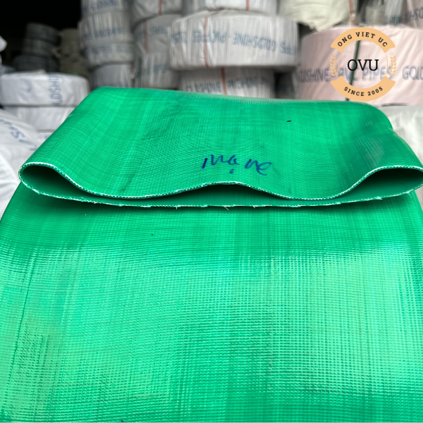 Ống bạt xanh ngọc phi 200mm - Ống bạt bơm cát sỏi Việt Úc