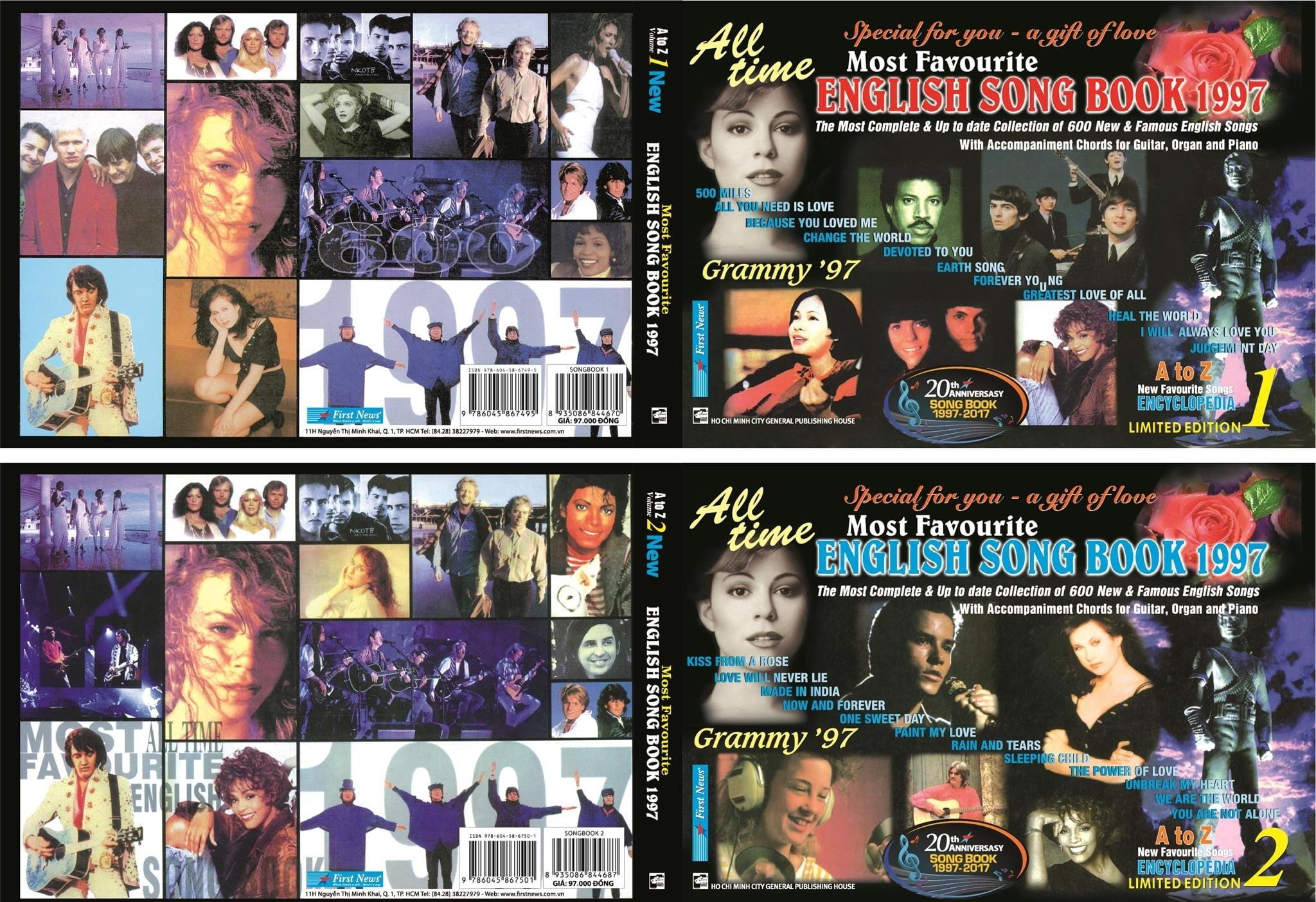 Sách English Song Book 1997 (Tập 1)