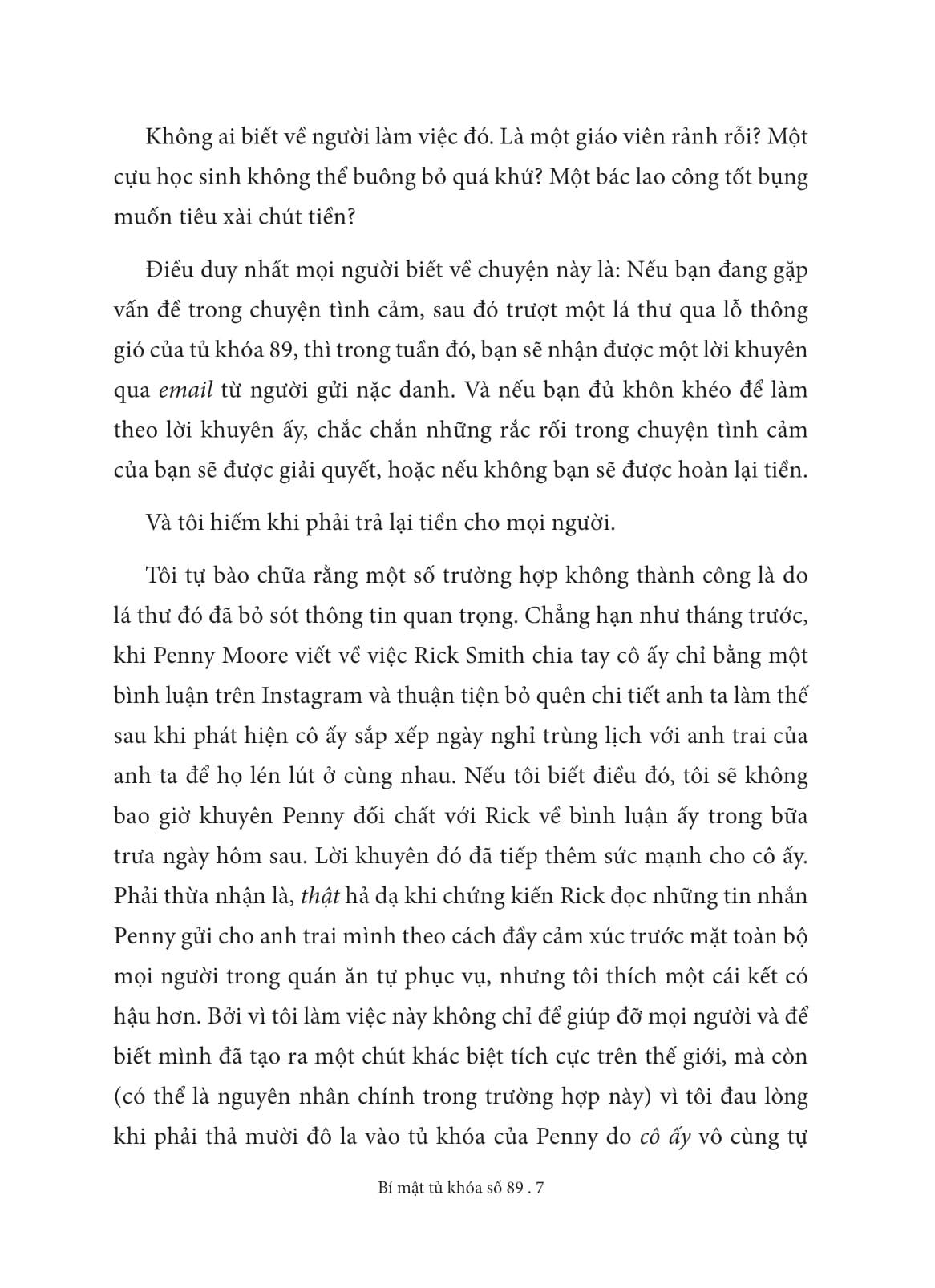 Bí Mật Tủ Khóa Số 89