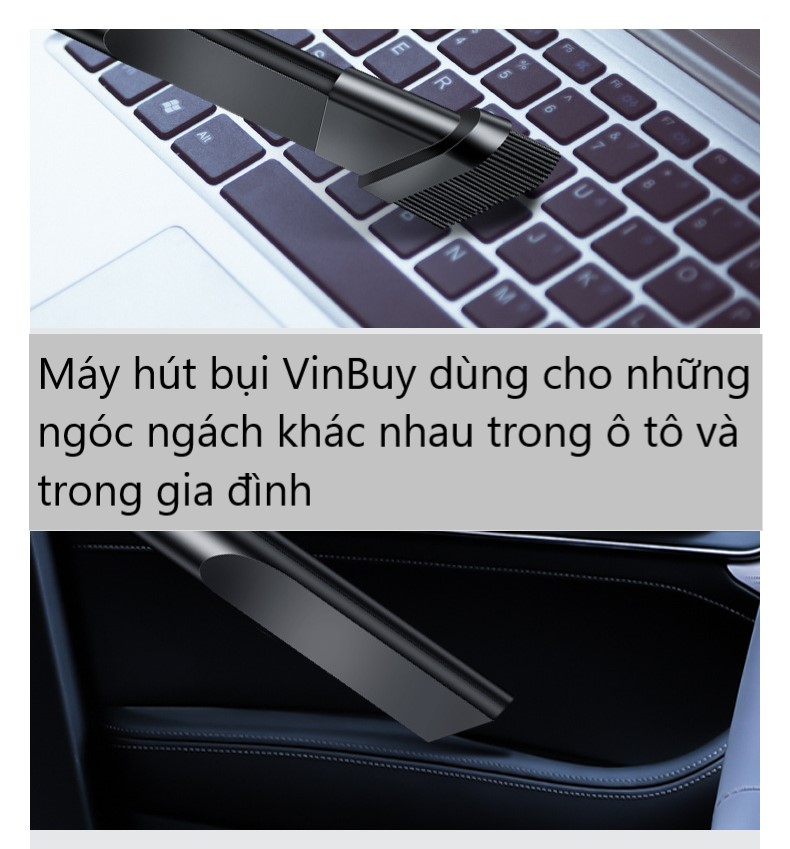 Máy Hút Bụi Cầm Tay Không Dây Vinbuy, Công Suất Mạnh Mẽ Dành Cho Gia Đình Và Ô Tô, Tay Cầm Xoay/Gập 180 Độ Đa Năng, Máy Hút Bụi Ô Tô, Máy Hút Bụi Gia Đình - Hàng Chính Hãng