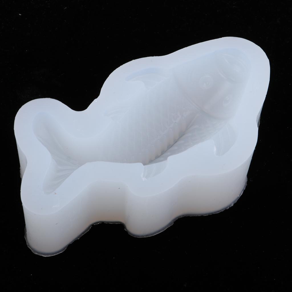 Fish Silicone Molds Mould for Soap, Ice Cube, Jello Shot, Chocolate, Polymer Clay, Plaster