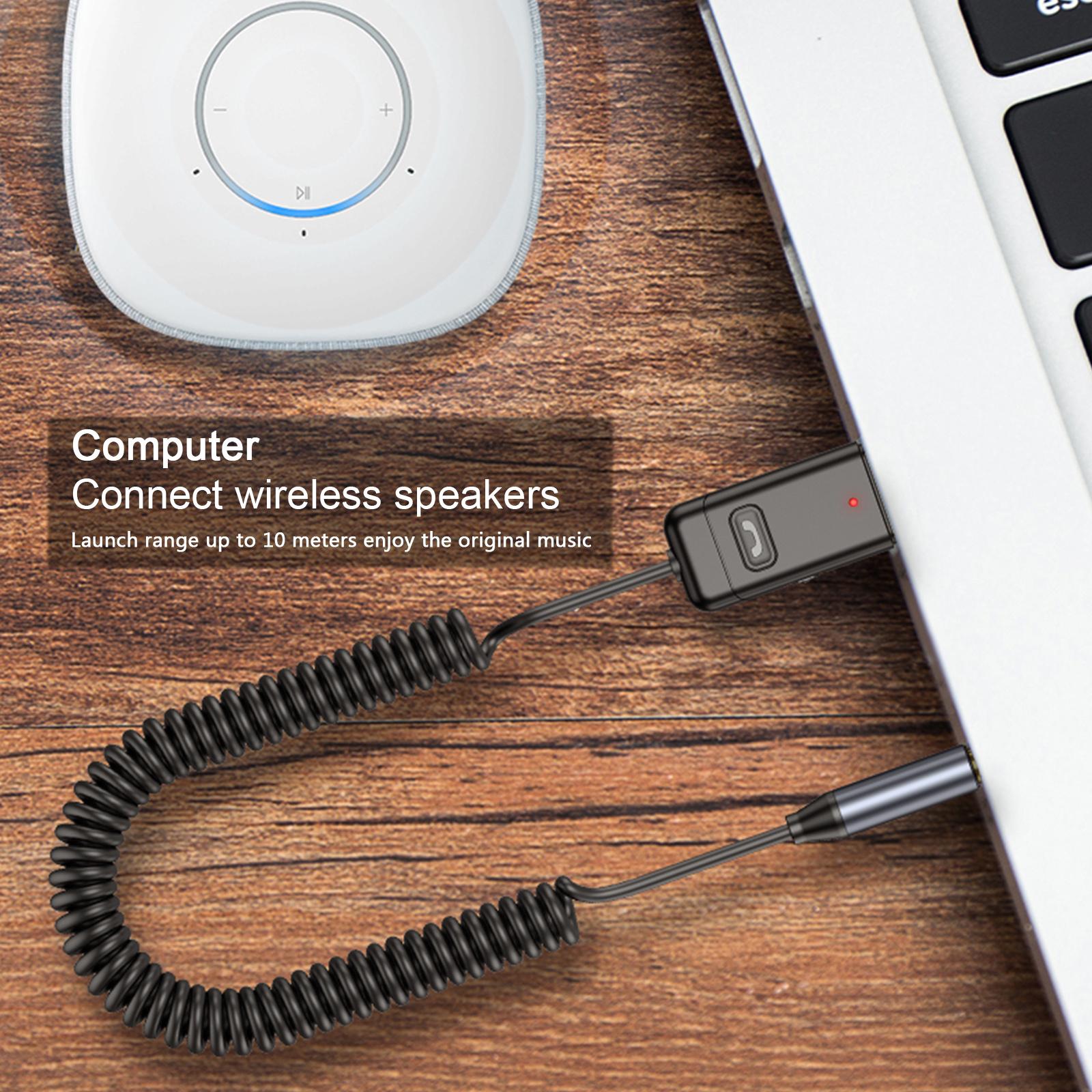 Bộ phát & Bộ thu âm thanh trên ô tô không dây Bluetooth 5.0 AUX 3,5 mm cho TV PC C11