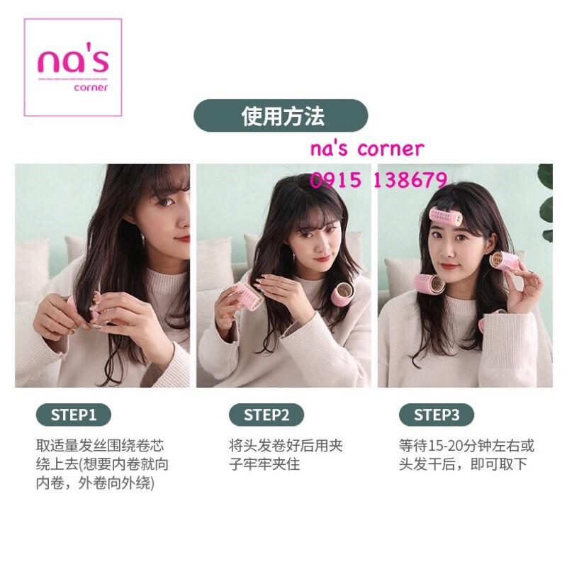 Bộ 2 lô cuốn tóc tự dính 2 lớp