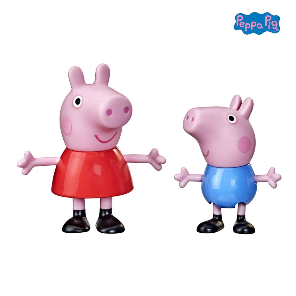 Bộ đồ chơi mô hình Peppa Pig và George