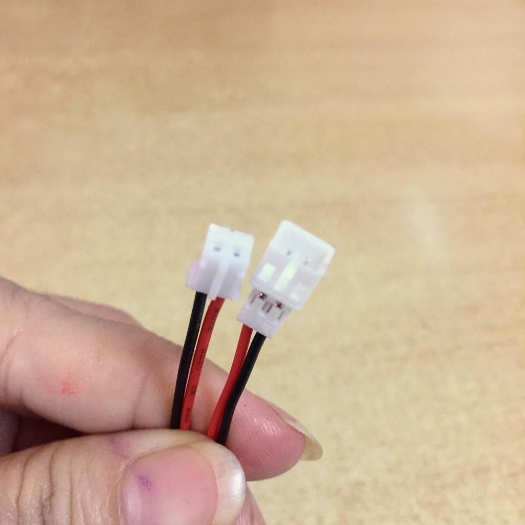 Cặp dây nối gồm 1 đực 1 cái Jack cắm Ph2.0 dùng để chế tạo