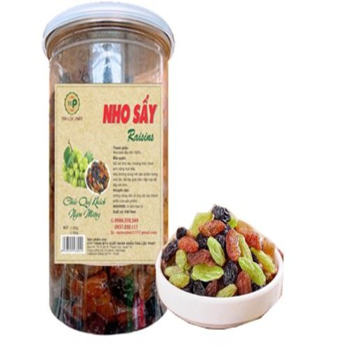 1KG NHO SẤY KHÔ 3 MÀU CHILE SIÊU HẤP DẪN TLP - COMBO 2 HŨ