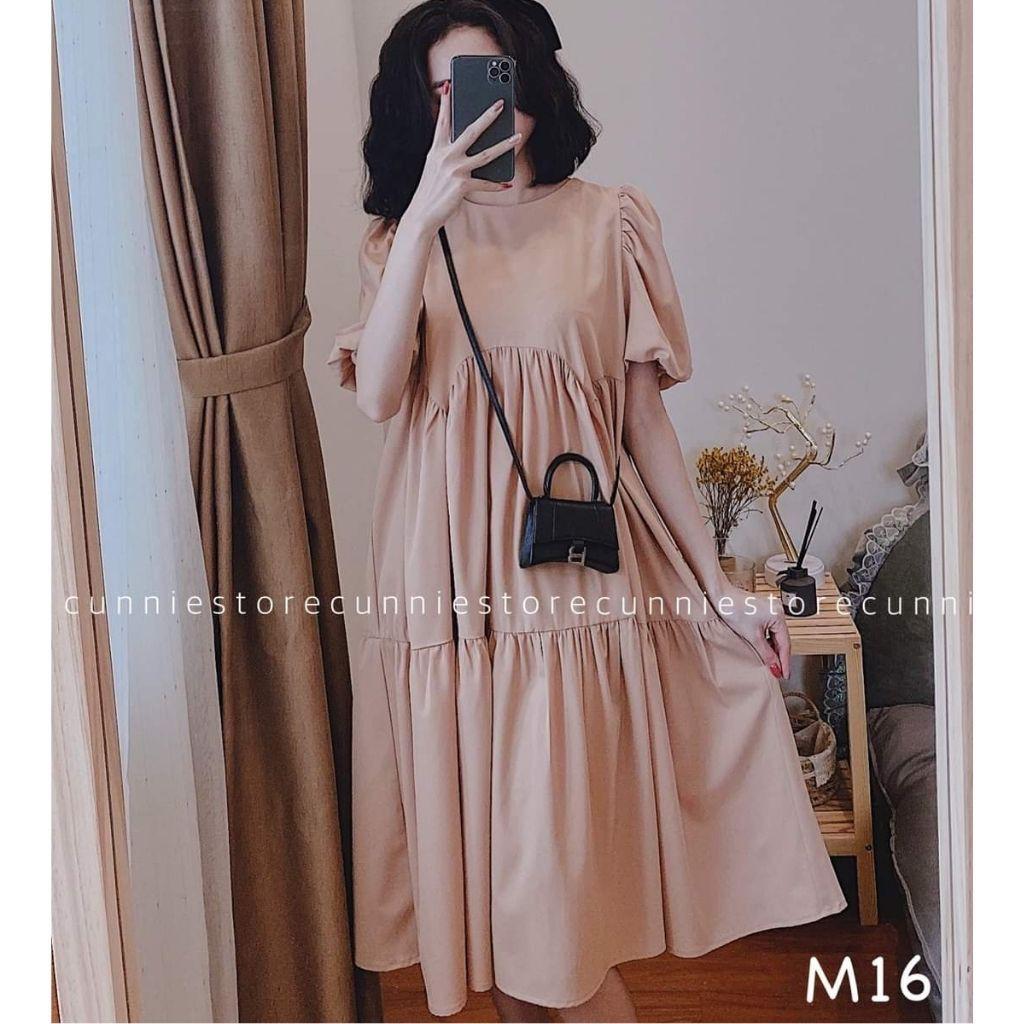 Váy Bầu Hè Dáng Suông Thiết Kế Đi Chơi Sang Chảnh HD2627 Honey Mommy Đầm Bầu Công Sở Ngắn Tay