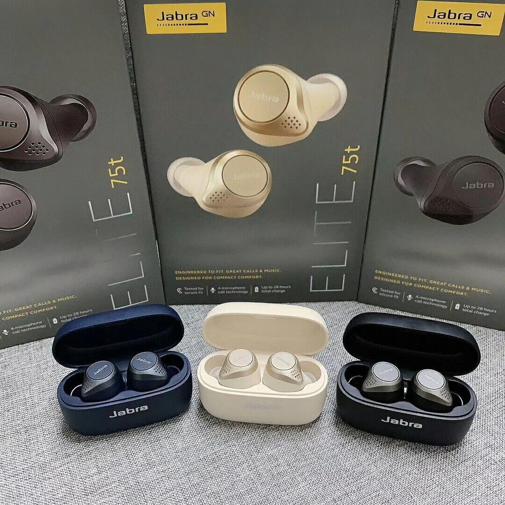 Tai Nghe Jabra Elite 75t Không Dây Âm Thanh Sống Động Chất Lượng Cao