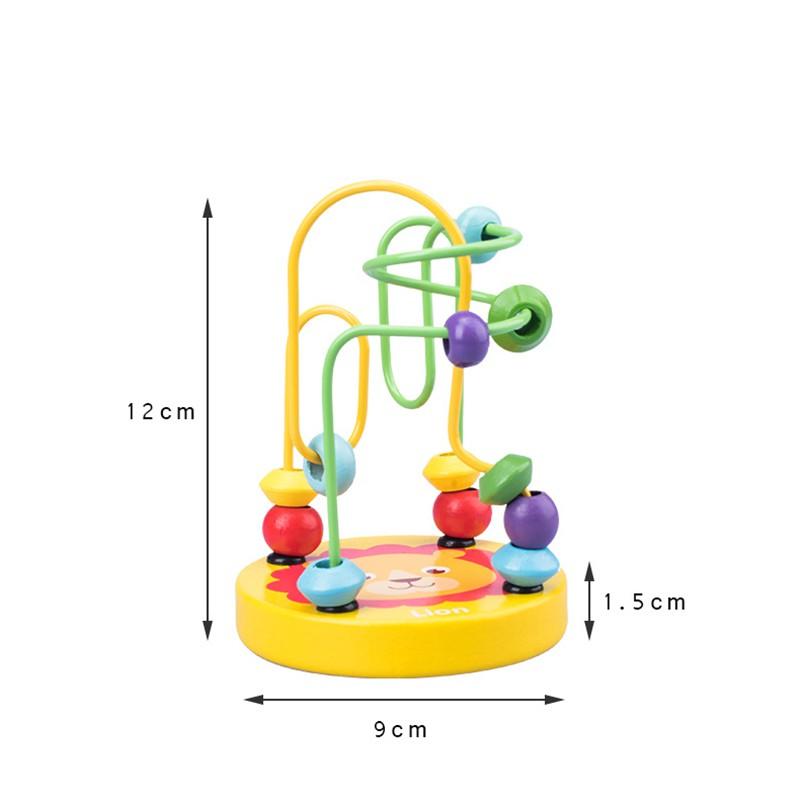 Đồ chơi luồn hạt bằng gỗ cho bé