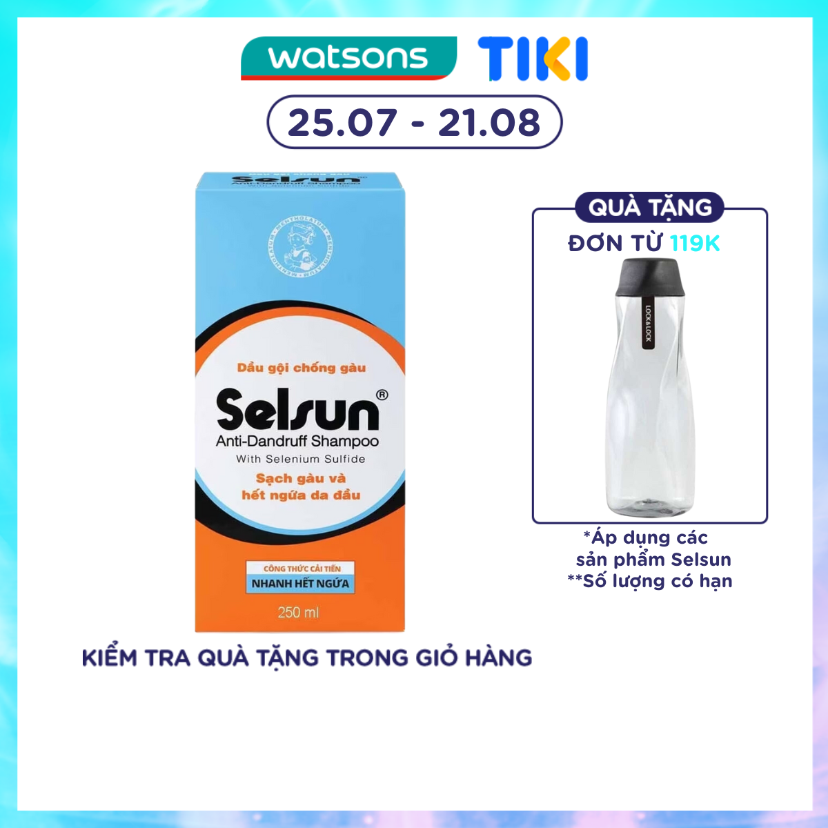 Dầu Gội Selsun Sạch Gàu Anti-Dandruff Shampoo 250ml