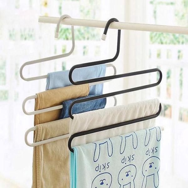 Bộ 3 móc treo quần áo, khăn 5 tầng thông minh tiện dụng - GDHN Loại Tốt