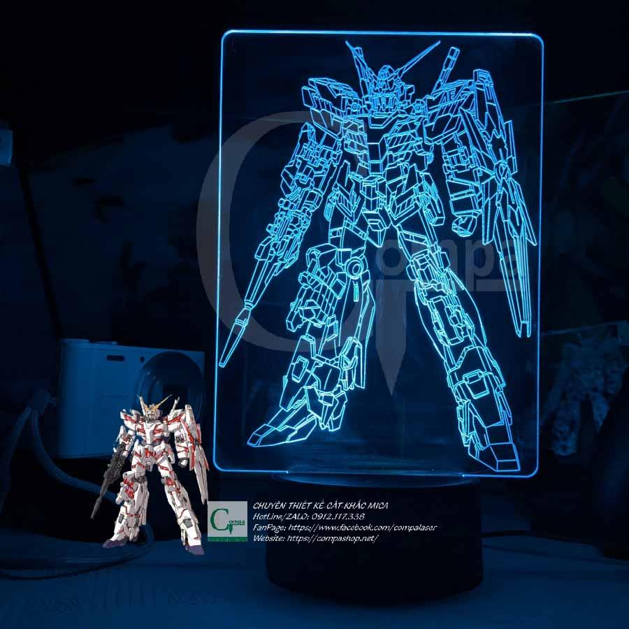 Đèn Ngủ Gundam UNICORN RE 0096 AGND0401 16 MÀU TUỲ CHỈNH