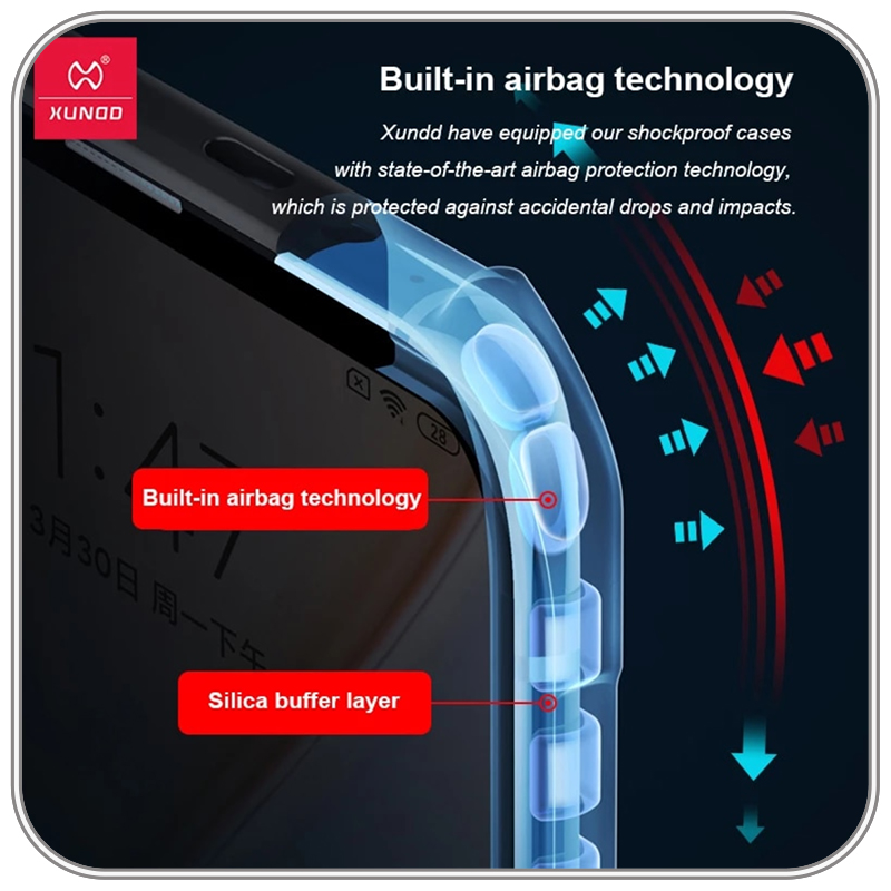 Ốp lưng cho Xiaomi Redmi Note 10 Pro 4G chống sốc trong viền nhựa dẻo XunDD - Hàng Nhập Khẩu