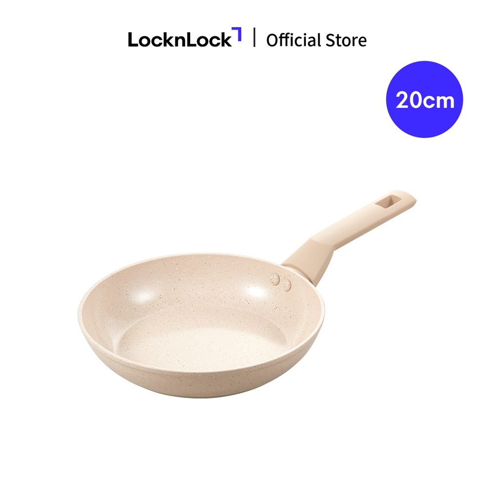 Chảo Chống Dính Phủ Ceramic LocknLock Marble Ceramic IH, Hãng Chính Hãng, Dùng Được Bếp Từ - JoyMall