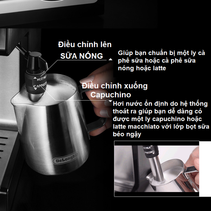 Máy Pha Cà Phê Espresso Delonghi ECP36.31 1100W (15bar) - Hàng Nhập Khẩu