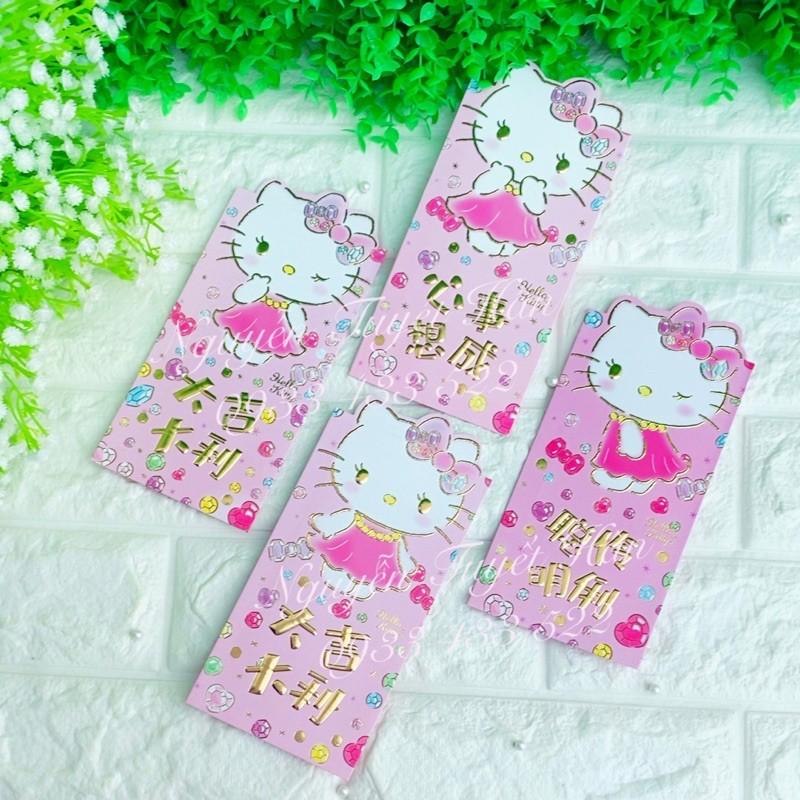 Bao lì xì mẫu kim cương Hello Kitty