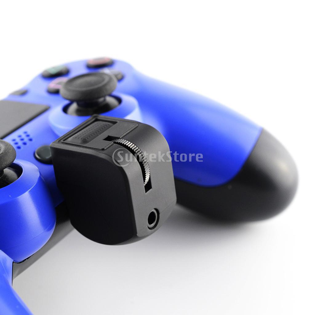 Headset Audio Control for PS4 DualShock Controller, Adjustable Volume and Mic Mute Control Adapter for Playstation 4 Joystick with 3.5mm Jack