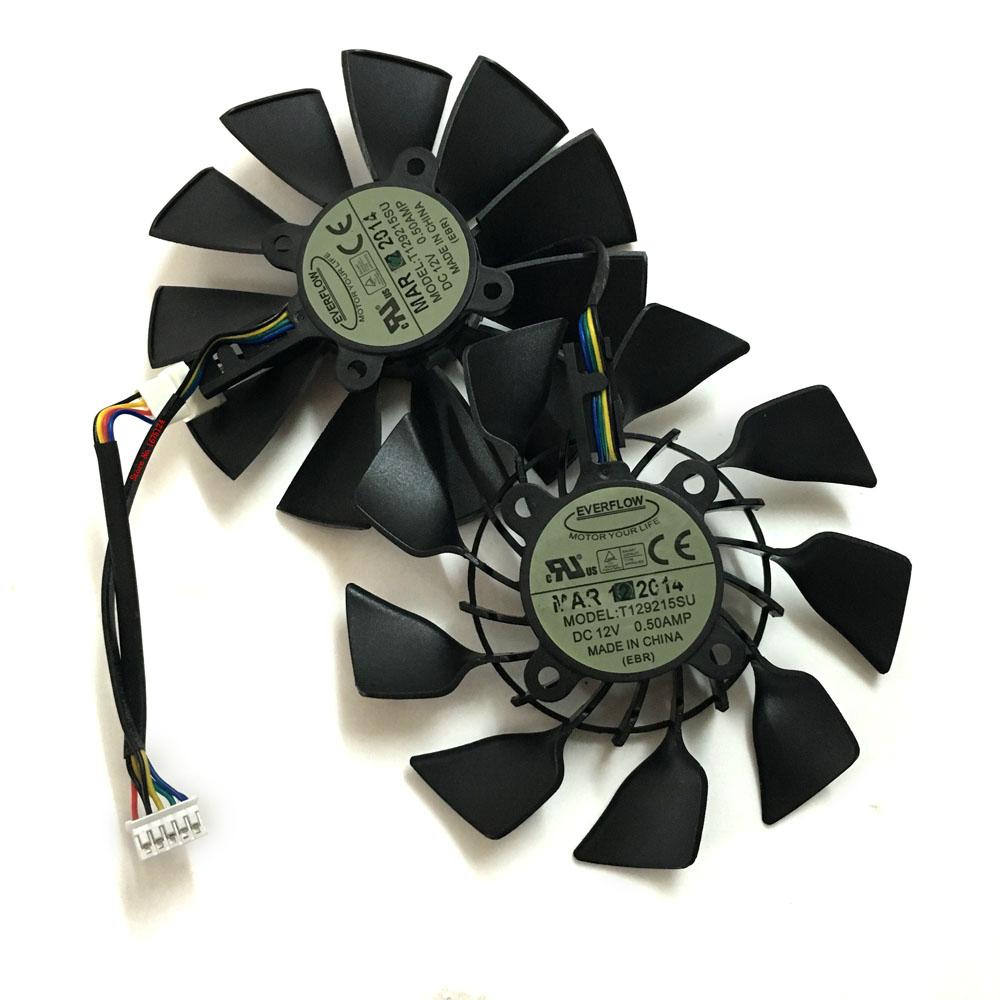 2 Cái/lốc GF10012H12SPA 0.5A Video Thẻ Mát Quạt GPU G-TX1080, G-TX Zotac GeForce Card Đồ Họa 1080 AMP Làm Mát GPU