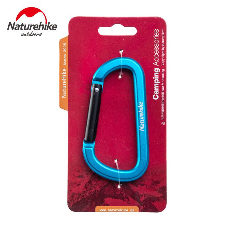 Móc nhôm, móc D siêu nhẹ, đa năng 8cm Naturehike NH15A001-H