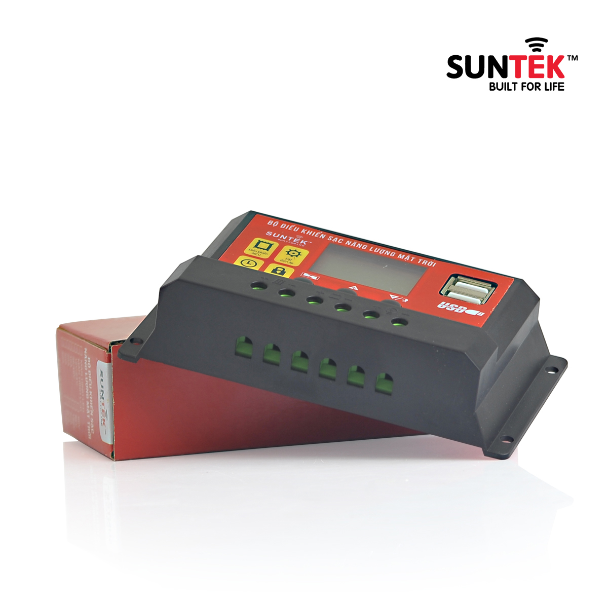 Bộ Sạc Acquy, Pin Bằng Năng Lượng Mặt Trời SUNTEK SA100W/30A - Hàng Chính Hãng - Bảo hành 12 năm Tấm Pin