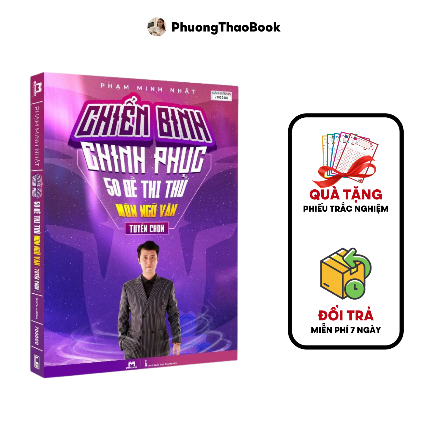 Sách - Chiến binh chinh phục 50 đề thi thử môn Ngữ Văn (Thầy Phạm Minh Nhật)