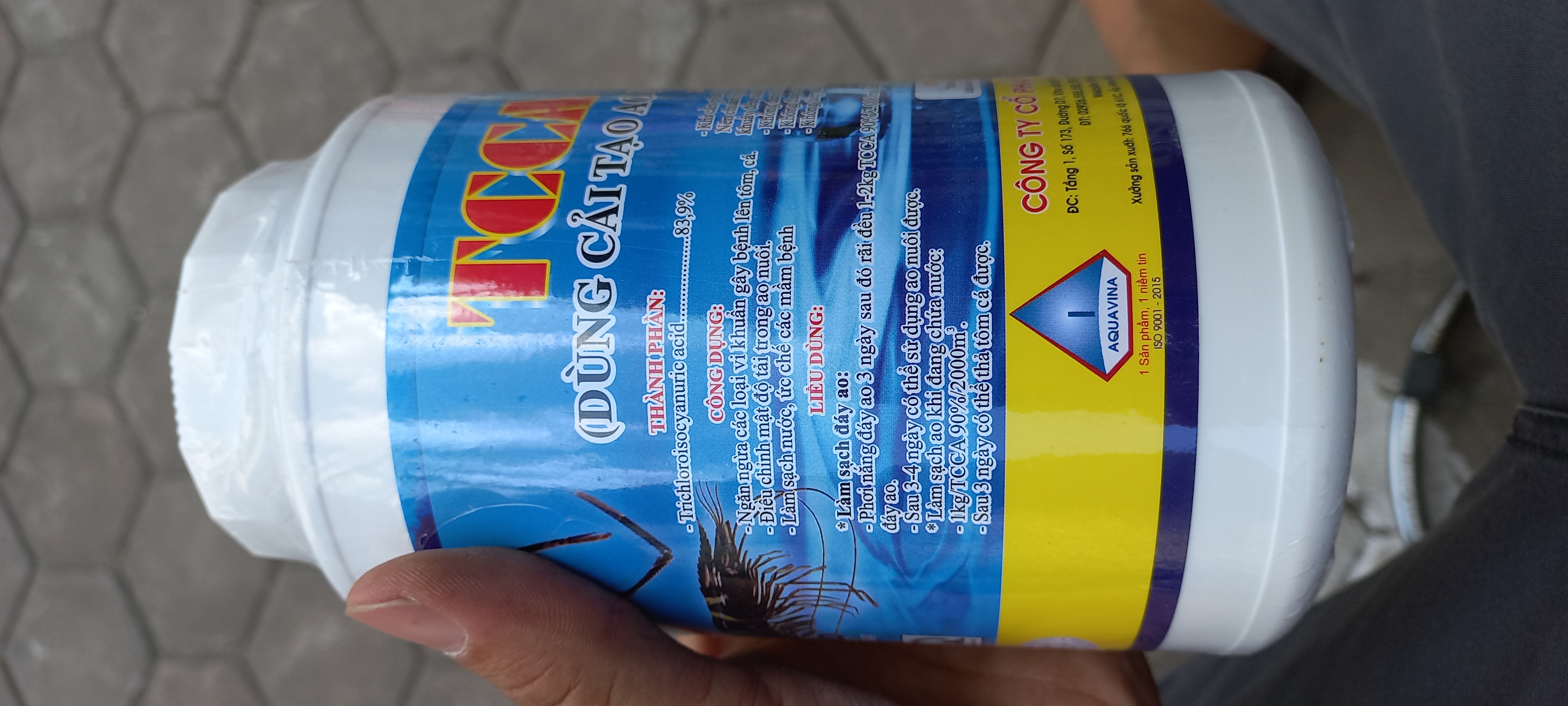 Tcca 90, dang bột, lon 1kg