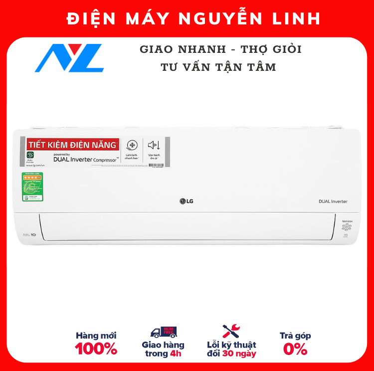 Máy Lạnh Inverter LG V10API (1.0HP) - Hàng Chính Hãng