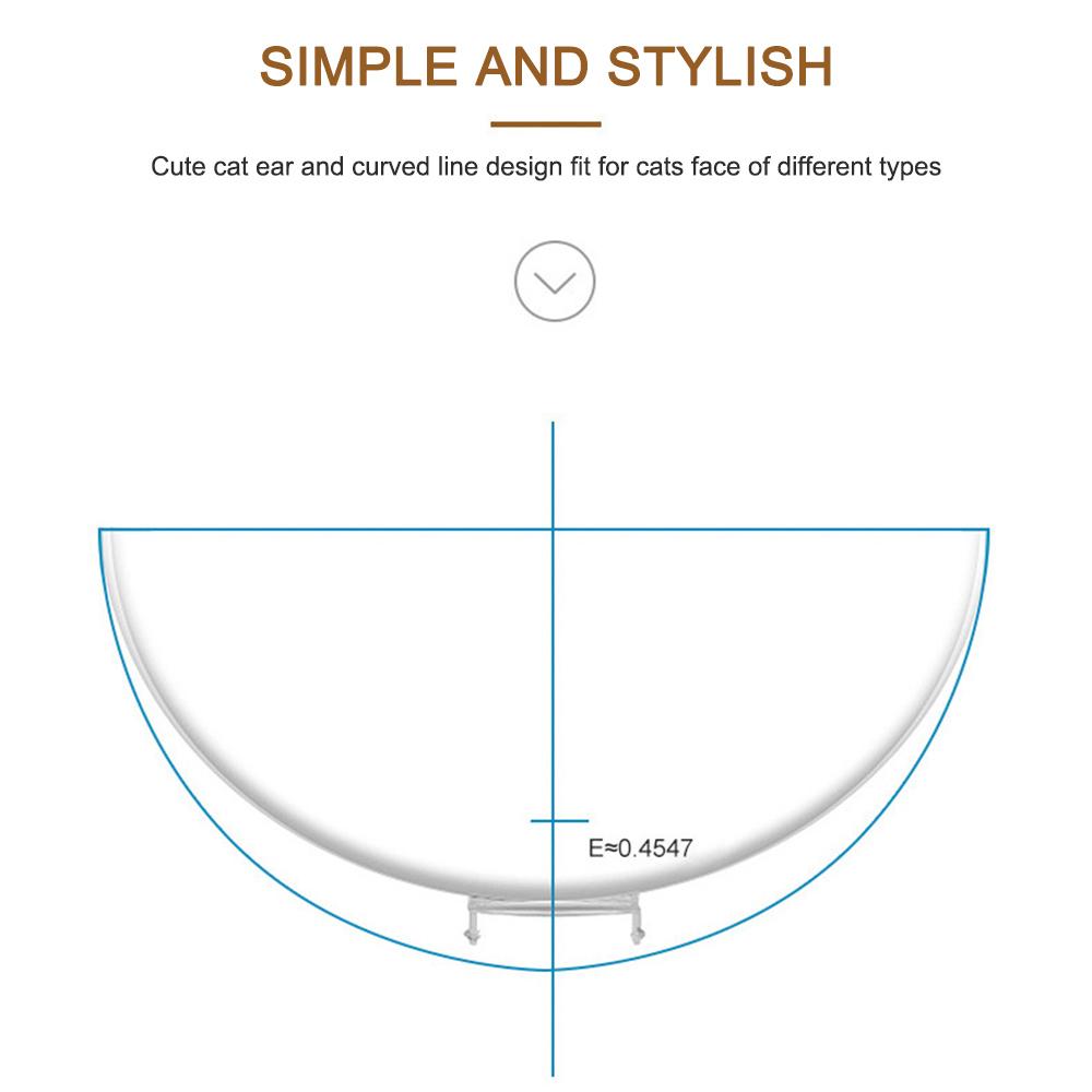 Bát cho thú cưng thiết kế nghiêng 15 độ, thiết kế bát đôi, siêu tiện lợi