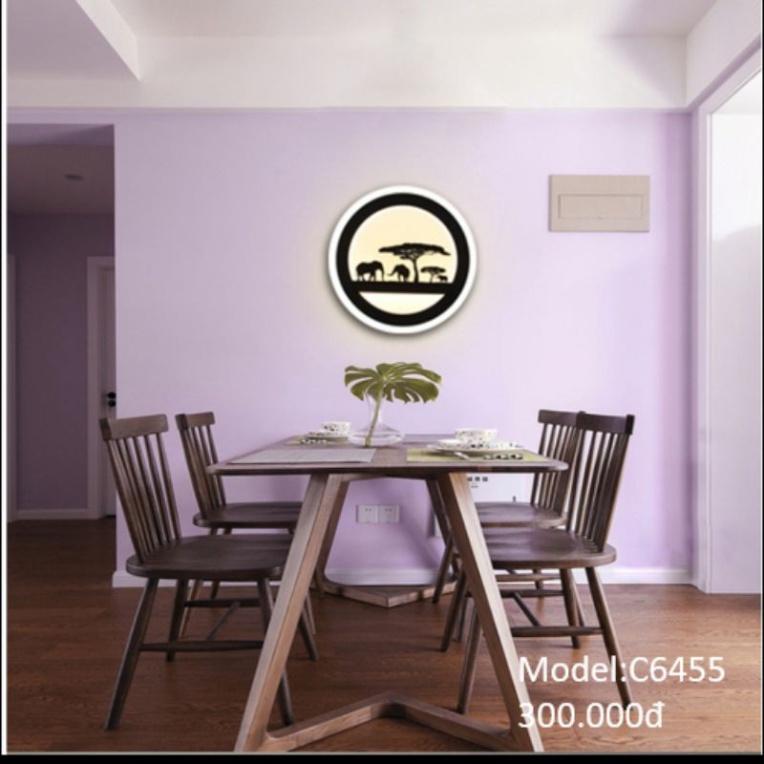 Đèn gắn tường - 8 mẫu sinh động,đèn trang trí, đèn phòng nghỉ đèn decor