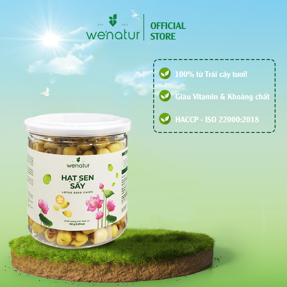 Hạt Sen Sấy Tự Nhiên we'natur 150g