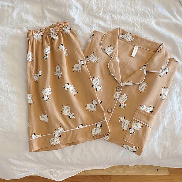 Bộ ngủ pijama chú ngựa cute vải cotton