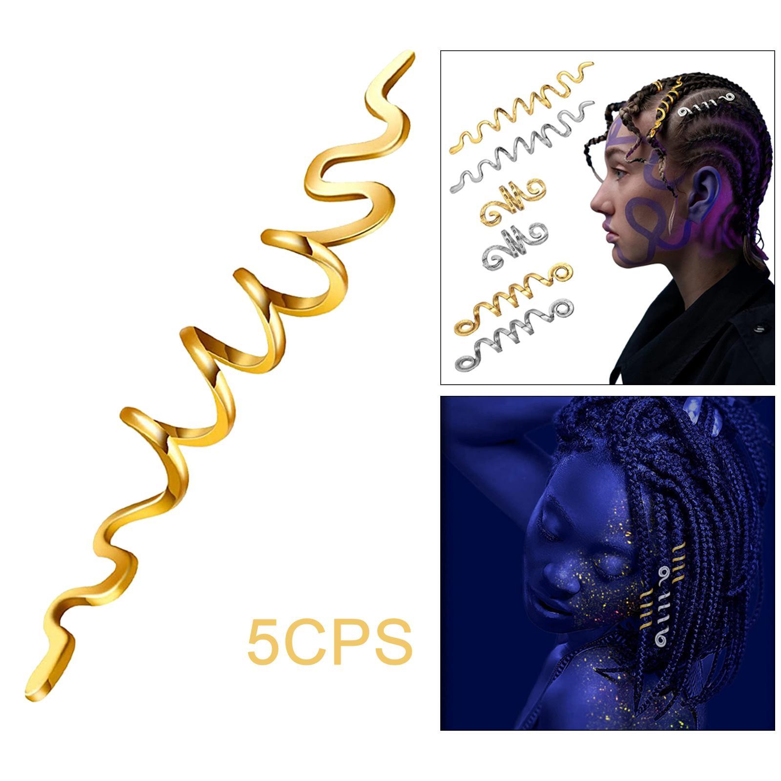 Hair Beads Spiral Coils, Tibetan ,Dwarven Beard Coils ,hair Tube