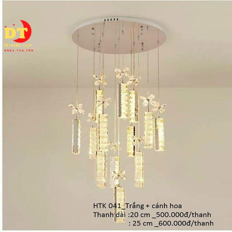 Đèn thả cầu thang thông tầng cao cấp phong cách hiện đại HTLQ 6