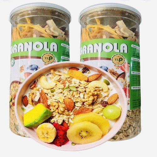 1KG GRANOLA NGŨ CỐC DINH DƯỠNG KHÔNG YẾN MẠCH