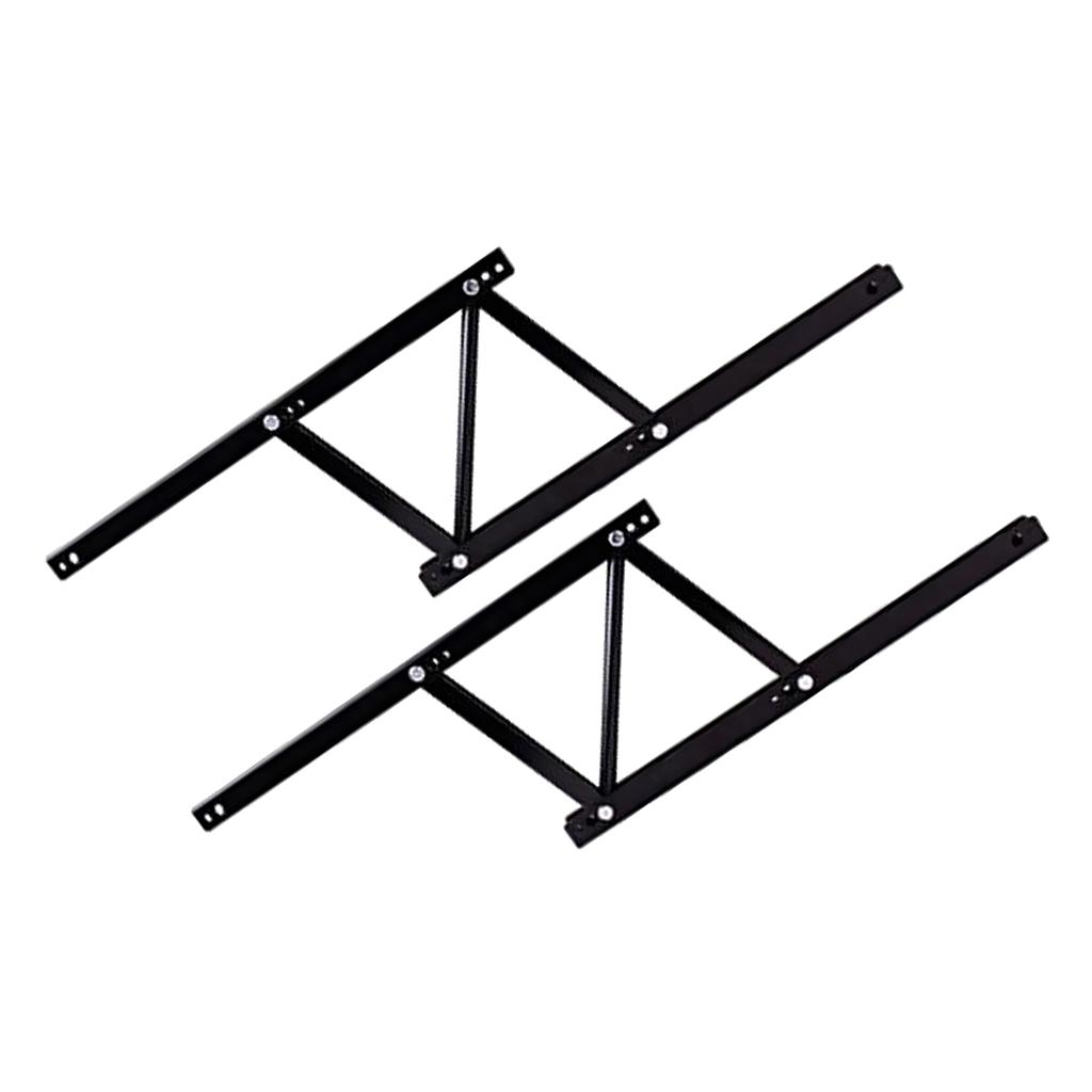 Black Lift up Coffee Table Desk Mechanism Hardware Hinge Spring Stand