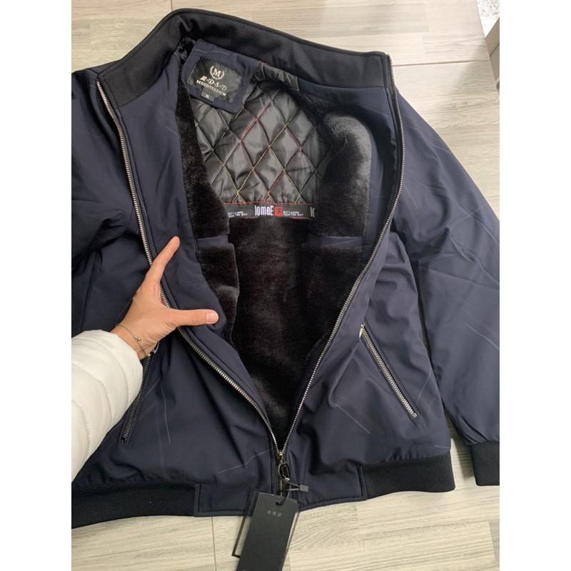 Áo khoác nam trung niên lót lông hàng cao cấp dày dăn cưc ấm shop Trung Niên