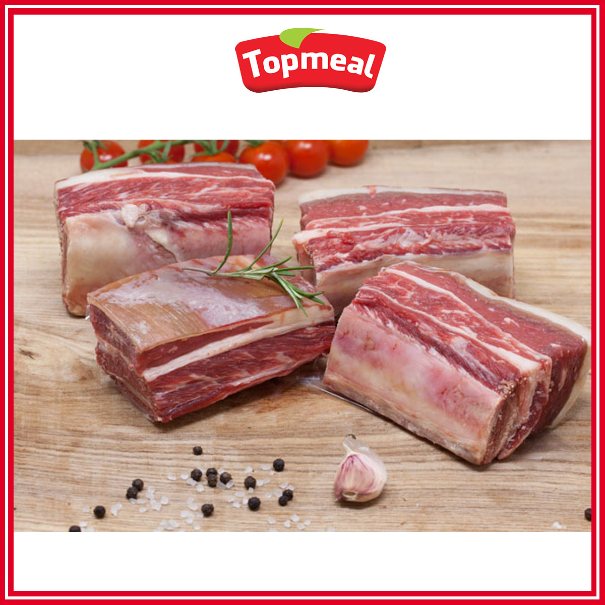 HCM - Sườn bò có xương - Thích hợp với các món nướng, om, hầm, canh, nấu bún,... -