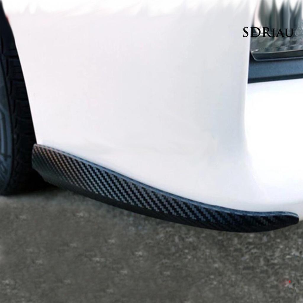 Bộ 2 Miếng Dán Bảo Vệ Góc Xe Hơi Bằng Sợi Carbon Chống Va Chạm