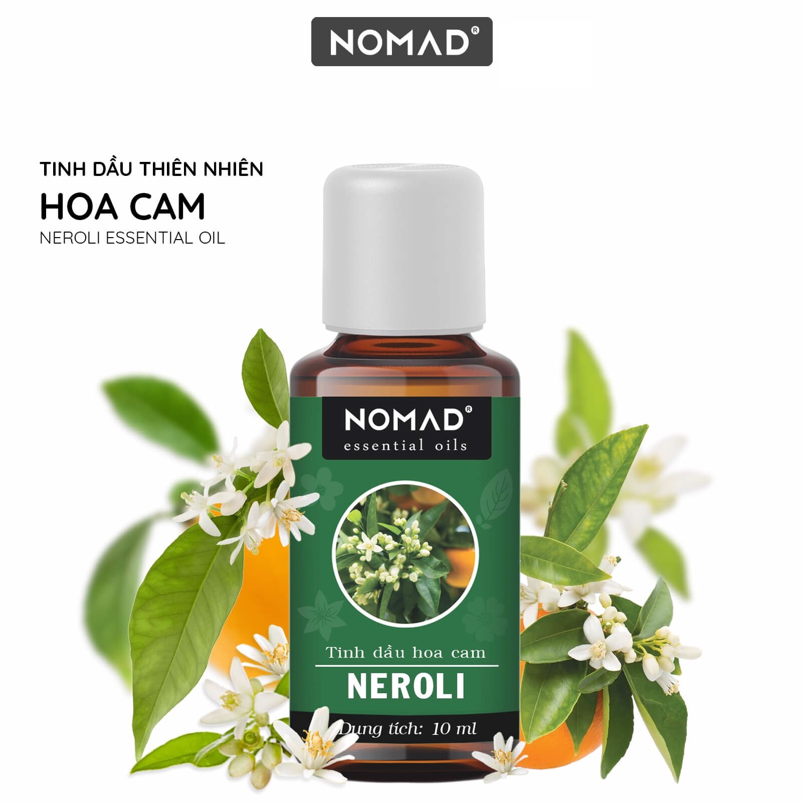 Tinh Dầu Hoa Cam Nomad Neroli Essential Oil Blend