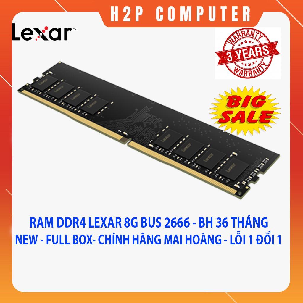 Bộ nhớ trong Ram DDR4 Lexar 8G Bus 2666  - Hàng Chính Hãng